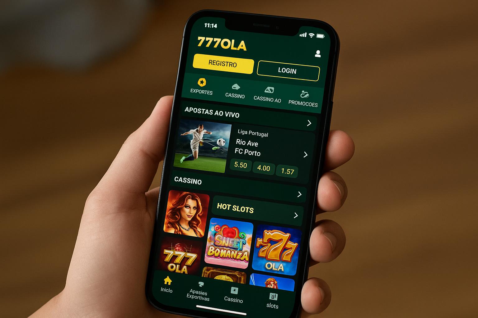 Baixar o 777OLA Cassino App